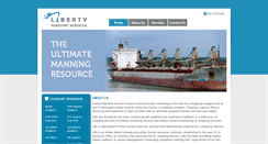Desktop Screenshot of libertymaritime.in